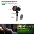 Christmas Laser Stars Projector Lights 3 modes Remote Control Waterproof Timer for Holiday Party Garden,Red & Green