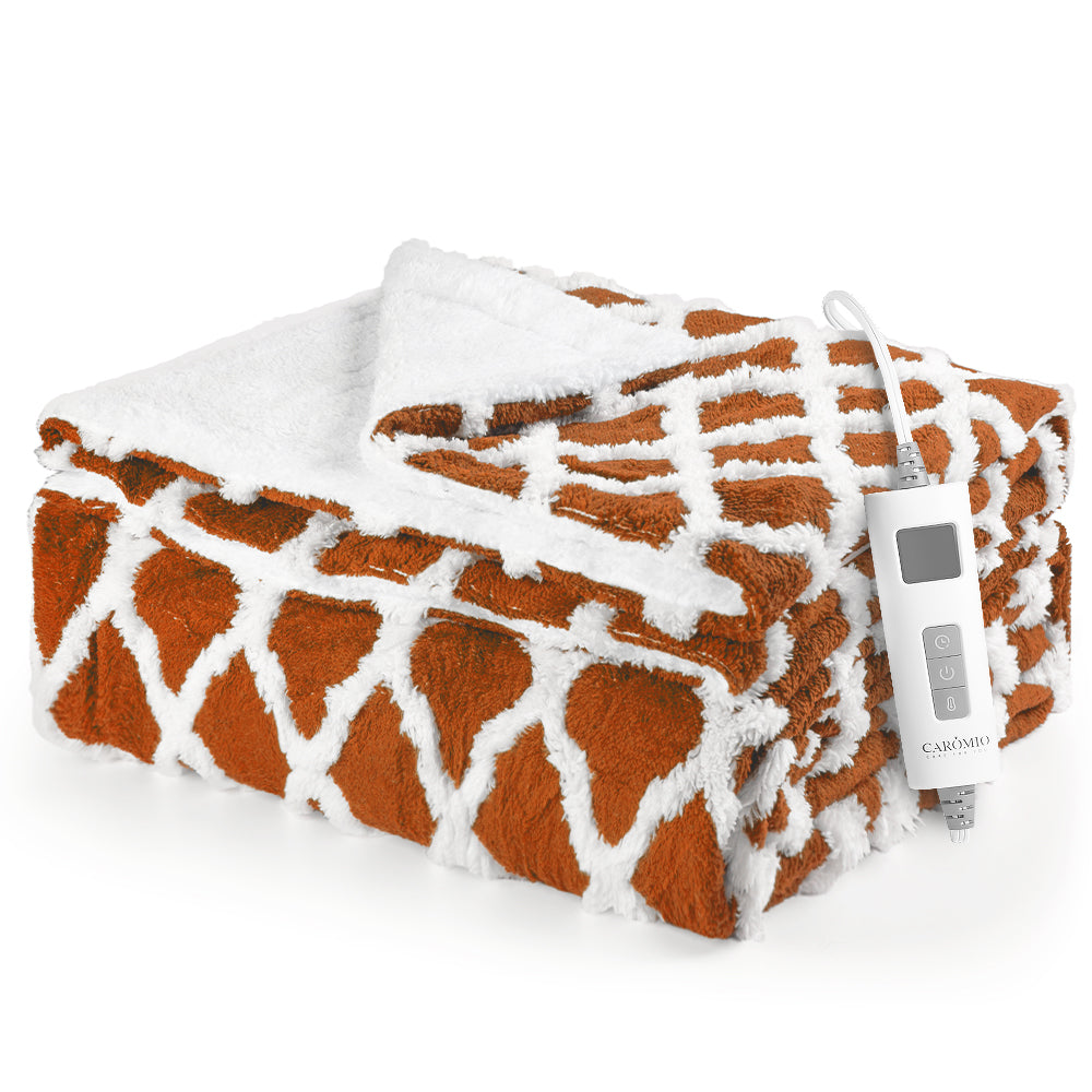 Y Blanket throw orange