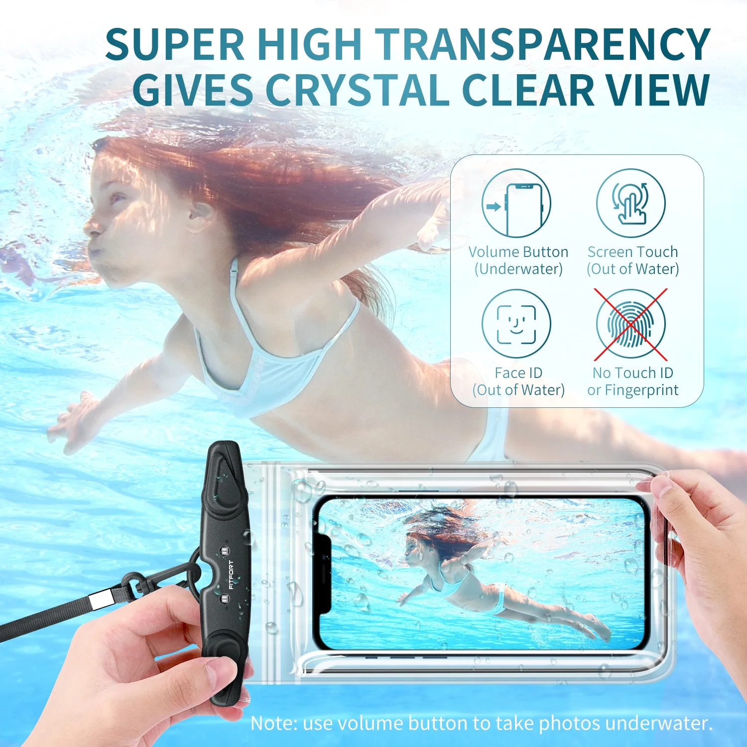 Universal Waterproof Phone Case Bag, 4-Pack IPX8 Waterproof Phone Lanyard Pouch Compatible with iPhone 12/11 Pro Max/Pro/8 Plus