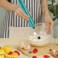 Uncahome Milk Frother Wand Drink Mixer - Handheld Milk Frother Electric Whisk - Easy-Clean Stainless Steel Frother Wand & Mini Blender - Electric Coffee Frother for Milk Coffee Lattes