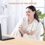 Electric Heated Blanket 100"×90" Flannel Blanket King Size with 10 Heating Levels & 8 Hours Auto Off Fast Heating, Beige