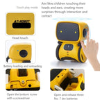 Kids Robot Toy, Smart Talking Robots, Gift for Boys and Girls Age 3+, Intelligent Partner And Teacher, with Voice Controlled And Touch Sensor, Yellow