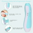 Silensys Baby Nail Trimmer, Electric Baby Nail Clippers, 6 in 1 Baby Nail File Nail File Baby Grooming Kit for Newborn Toddler or Adults, Blue