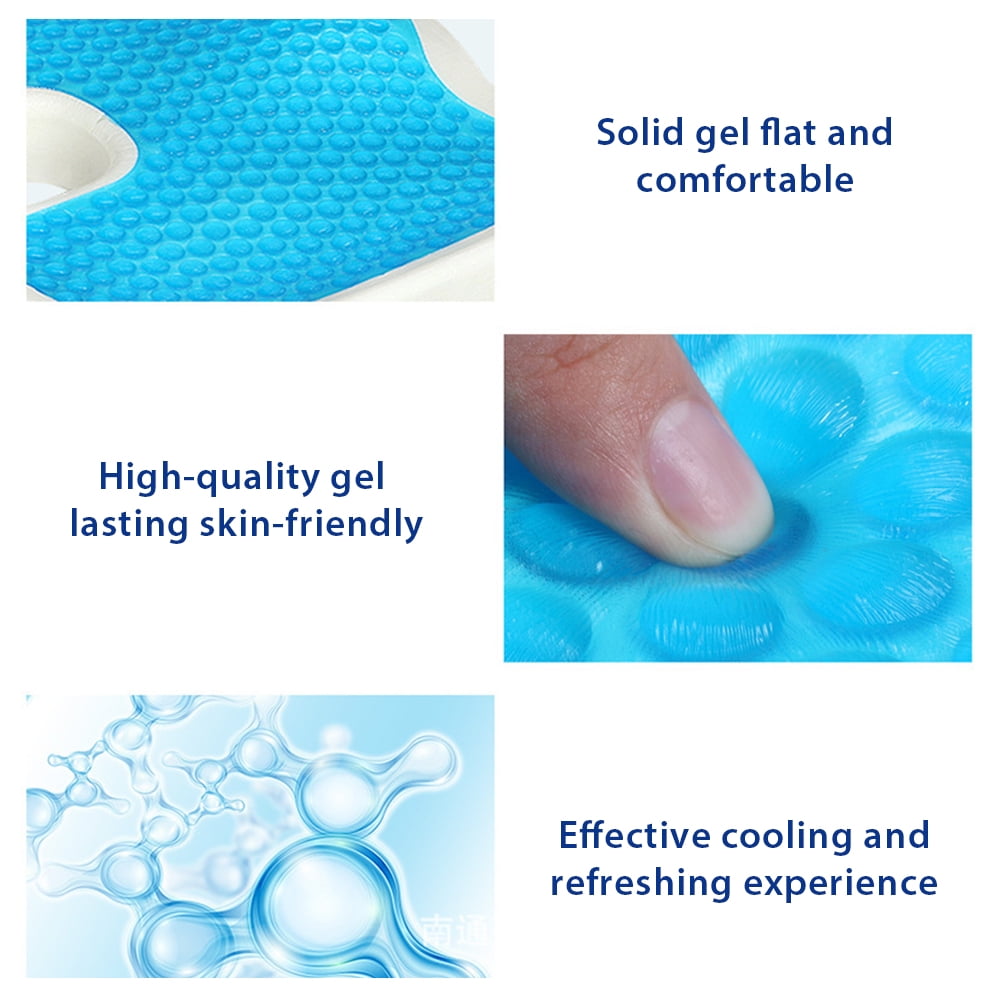 Cosmonic Premium Comfort Seat Cushion - Non-Slip Memory Foam Coccyx Pad for Back, Tailbone & Sciatica Pain Relief- Posture Corrector for Office Chair, Gaming Chair, Car Seat and Wheelchair