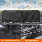 SwFoer Patio Furniture Covers Waterproof Outdoor Couch Sectional Sofa Set Cover 126in x 63in x 28in