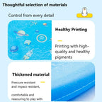 Aedavey 67" Sprinkler Splash Pad Sprinkler Pool Play Mat Inflatable Outdoor Water Toys for Baby Children Pet