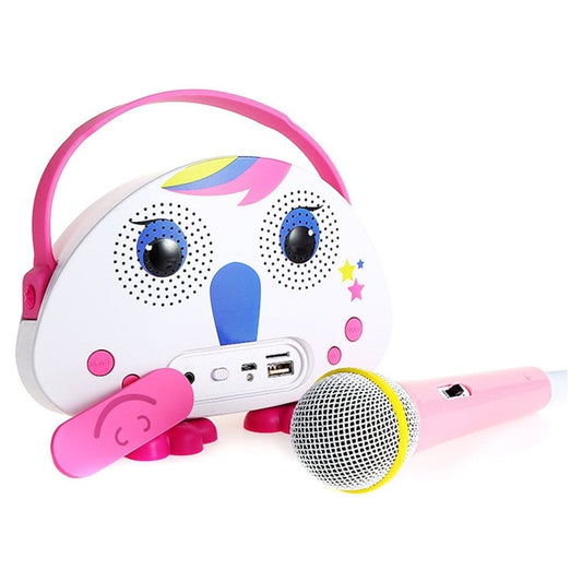 Bluetooth Karaoke Machine for Kids, Portable Mini Karaoke Microphone Singing Speaker with 1 Mic, Toys Gifts for 3-14 Years Old Girls Boys