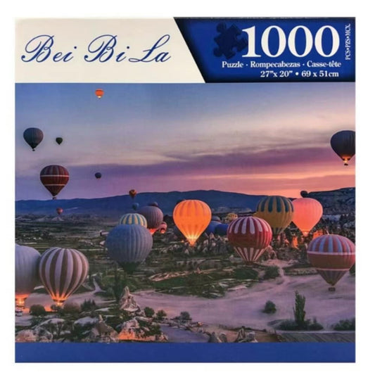 1000 Piece Jigsaw Puzzles for Adults and Kids Paper Puzzle Intellectual Toys Hot air balloon