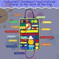 Silensys Busy Board Montessori Toys Busy Book Gift for 1 2 3 4 Year Old Toddler Sensory Board Travel Toys