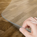 Swroom Office Mat for Hard Floor (36 "X 48" Rectangle), Transparent PVC, Office Chair Mat for Home and Office