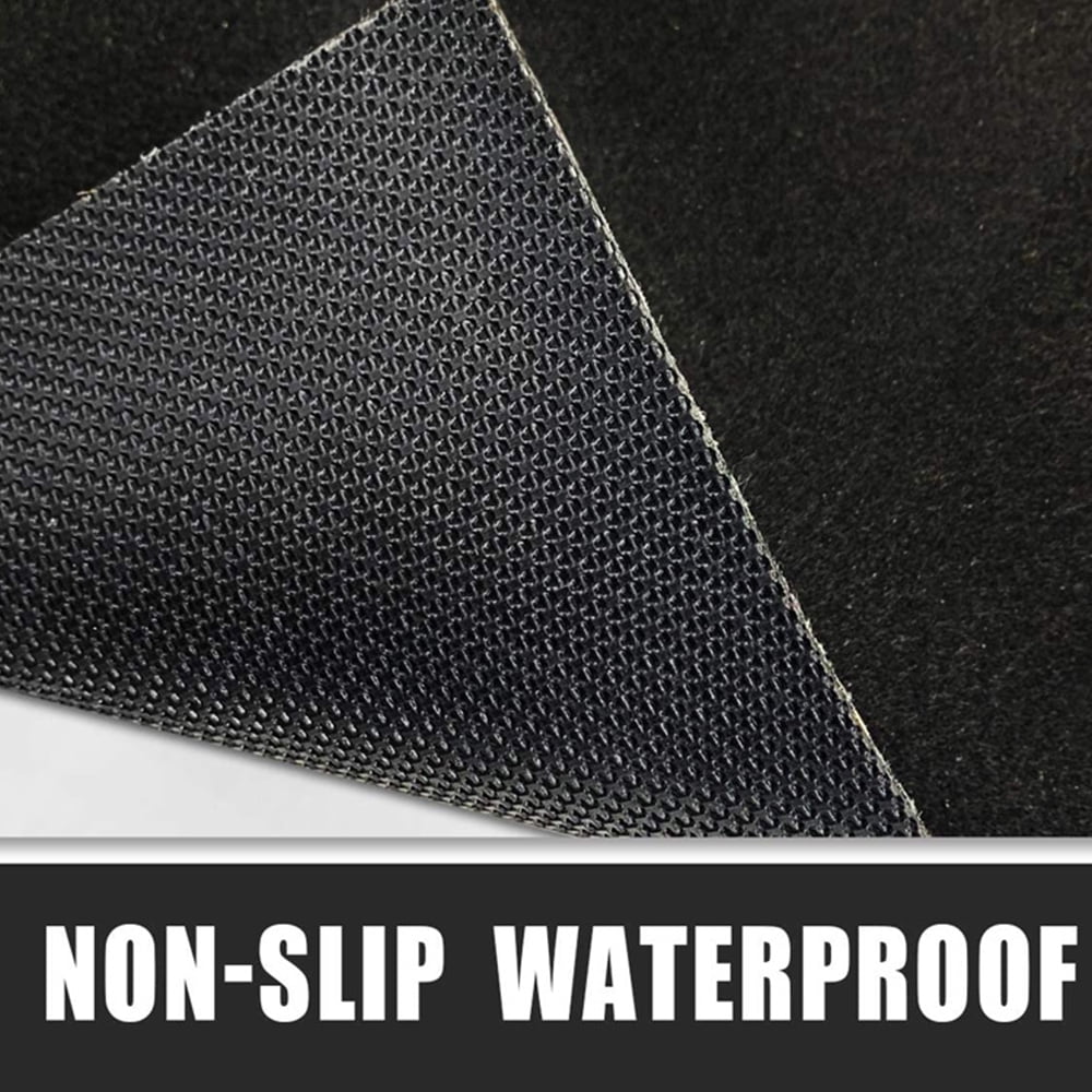 Under Grill Mat, 50 x 36 inch Reusable BBQ Floor Mats, Deck Patio Protector Mat, Indoor Fireplace Mats Fire Pit Mats, Fire and Oil Resistant, Easy to Clean, Black