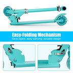 Mighty Rock Scooters for Kids Kick Scooters Adjustable Height Handlebars Foldable with Light-up Wheels for Boys and Girls 6 Years and up