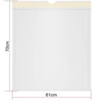 Trash Bags, Garbage Bag 13 Gallon Large Kitchen Drawstring Strong Bag, 5 Rolls/115 Pieces, White