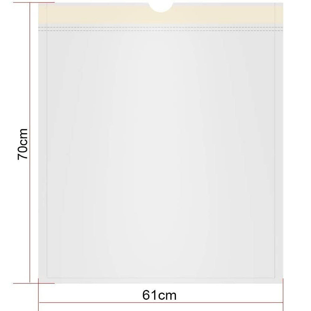 Trash Bags, Garbage Bag 13 Gallon Large Kitchen Drawstring Strong Bag, 5 Rolls/115 Pieces, White