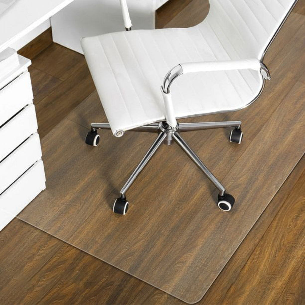 Swroom Office Mat for Hard Floor (36 "X 48" Rectangle), Transparent PVC, Office Chair Mat for Home and Office